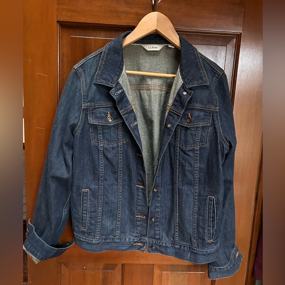 L.L. Bean Women’s Dark Blue Denim Jacket